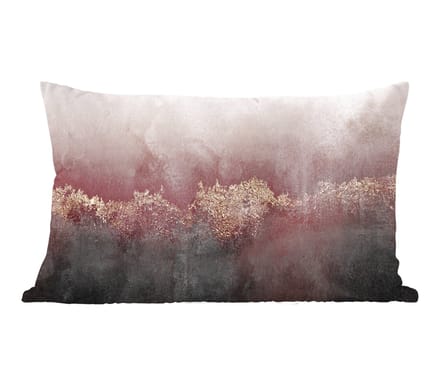 Sierkussens - Kussentjes Woonkamer - 50x30 cm - Glitter - Goud - Abstract
