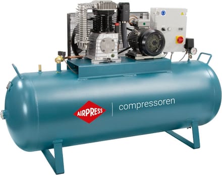 Compressor K 500-1000S 14 bar 7.5 pk/5.5 kW 481 l/min 500 l met ster-driehoekschakelaar