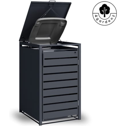 4gardenz ® kliko containerombouw 1 afvalbak weerbestendig antraciet