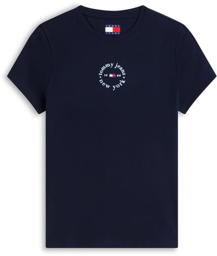 Tommy Hilfiger Blauwe Katoenen Dames T-shirt