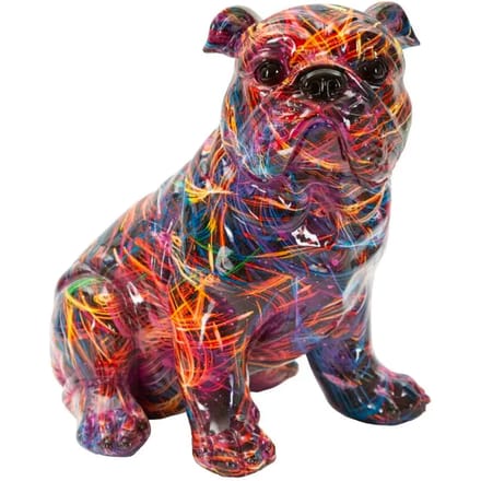 Decoratief object Mauro Ferretti Bull Dog Psyco