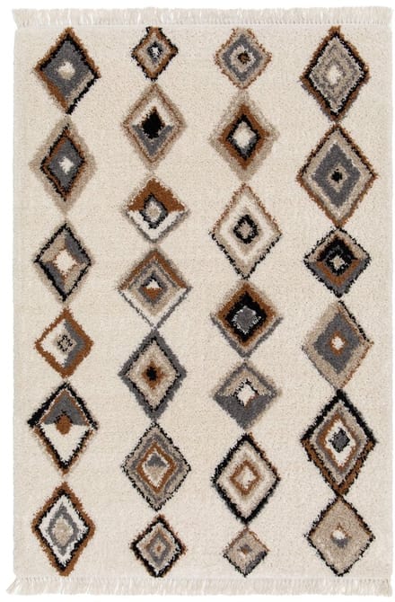 Berber vloerkleed - Atlas Nomad bruin/grijs 200x290