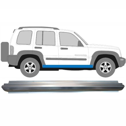 Reparatie dorpel voor Jeep Liberty 2001-2008 / Links = Rechts (symmetrisch)