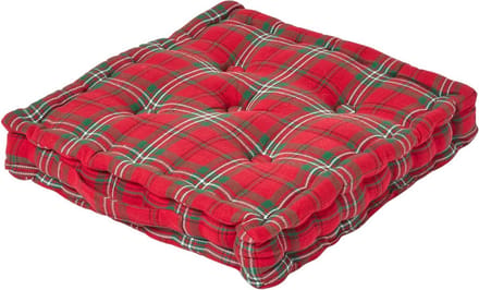 Homescapes zitkussen Edward tartan patroon 40 x 40 x 10 cm