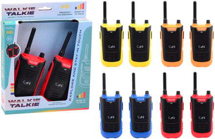 Johntoy walkie talkie speelgoedset 300 meter bereik kinderen.