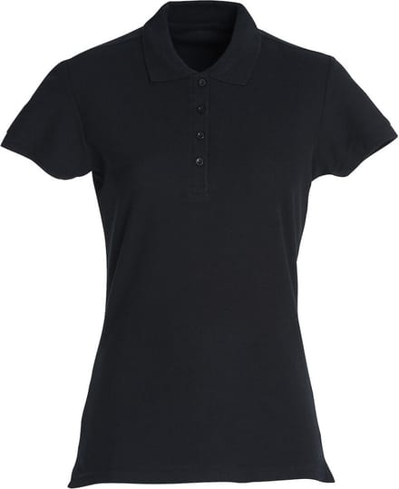 Clique Basic Polo Women 028231 - Zwart - XXL
