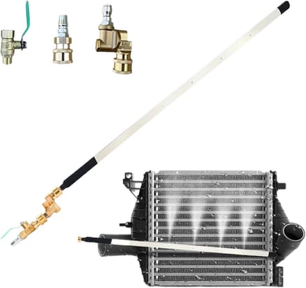Radiator Reiniger - Leidingreiniger Ventilator - Efficiënt Reinigen - Verbeterd Printontwerp - 57 cm - Zilver