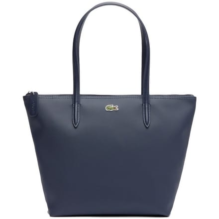 LACOSTE schoudertas Shopping Bag Penombre donkerblauw