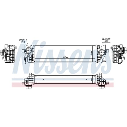 Intercooler NISSENS 96133