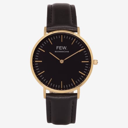 Bellezza Grande Gold Black/Black Leather