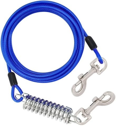 Hondenriem 6 meter - Blauw - Bijtbestendig en waterdicht-Veilig - Comfortabel