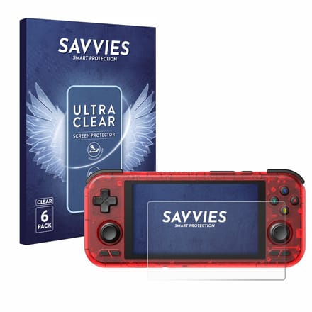 Savvies - Screenprotector voor Retroid Pocket 4 Pro - Folie Beschermfolie transparant 6 Stuks