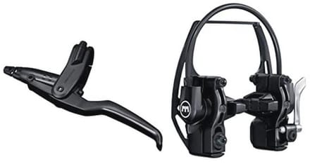 Hydraulische velgrem voor fiets met Easy Mount en 3-vinger-hendel