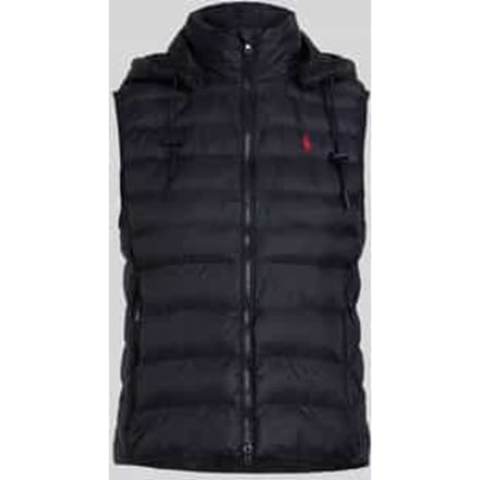 regular fit bodywarmer met gestikt logo