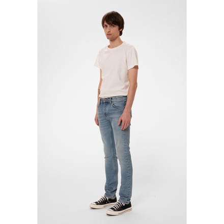 Nudie Jeans Grim Tim Smoke Light Blue Taglia: W28L32 | Jeans Slim Fit Outlet | Uomo | Blu