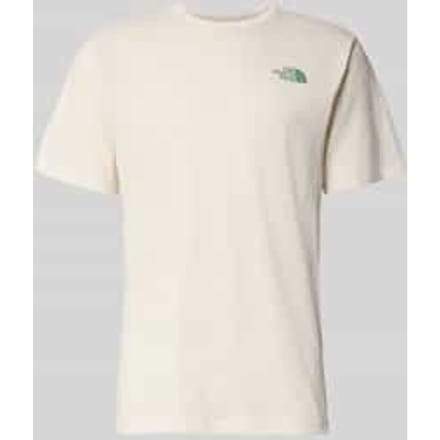 T-shirt met logo en ronde hals