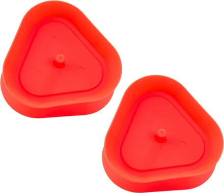 Speelkaartenhouder - 2x - kunststof - 8,6 cm - kaarthouder spelletjes - kindern/volwassenen