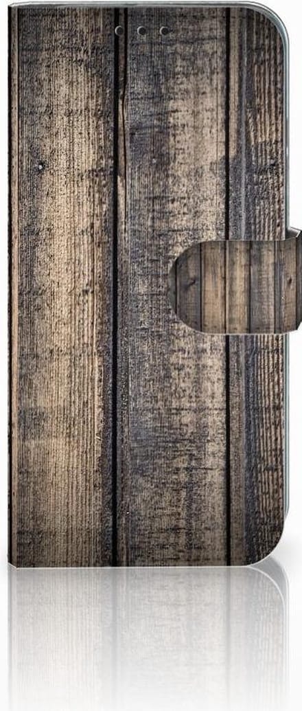 Honor 10 Lite Book Style Case Steigerhout