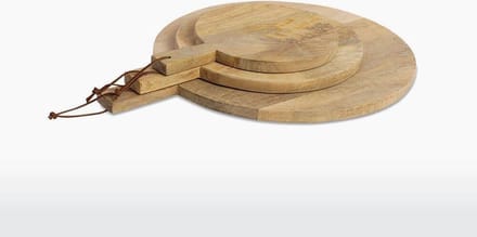 Houten Pizza Serveerplank - Mangohout - Medium (43 x 32 x 2 cm)