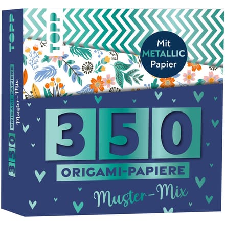 350 origamipapieren "Muster-Mix"