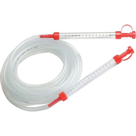 Silverline Slangwaterpas - Flexibele PVC - 10 meter - Met schaalverdeling en ventilatiedoppen