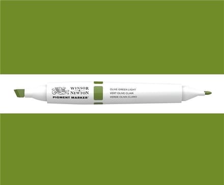 Winsor & Newton Pigment Marker Olive Green Light 0202/085