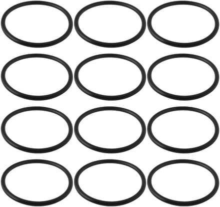 Cosensi- O-ring 12 Stuks - Rubber - Binnendiameter 4,3 cm - Buitendiameter 5,1 cm - Dikte 0,3 cm - Compatibel met Hayward/Pentair - Afdichtring