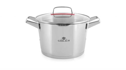 Gerlach Superior Kookpan 5,5L - Roestvrij Staal, 24cm