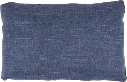 Sierkussens - sierkussenhoes 45x30 - polyester - blauw