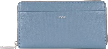 JOOP! Leren Portemonnee Lantea Blocking Yura Purse Midblue Blauwgrijs