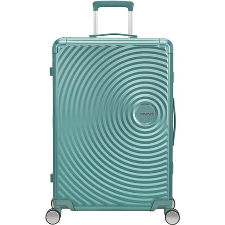 American Tourister Soundbox Alu Spinner 75 / 28 TSA Trolley Dusty Turquoise 77cm