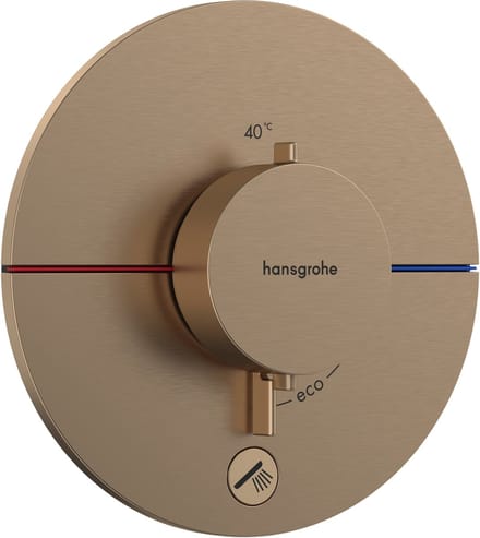 hansgrohe ShowerSelect Comfort S thermostaat inbouw voor 2 functies Brushed Bronze
