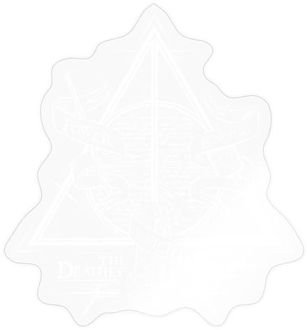 Harry Potter Deathly Hallows Sticker Maat S (max. 10 x 10cm)