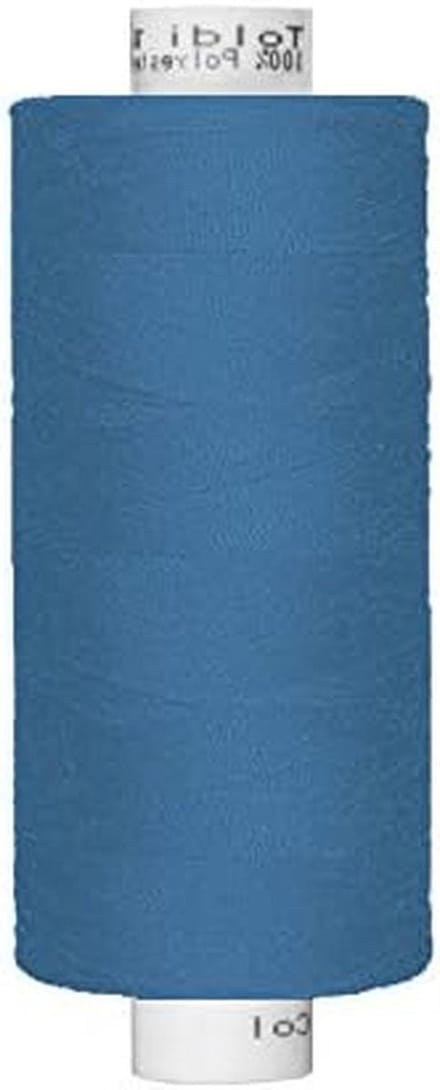Naaigaren - Polyester Draad - Kleding Maken - Voor Alle Stoffen - 1000 Meter - Blauw