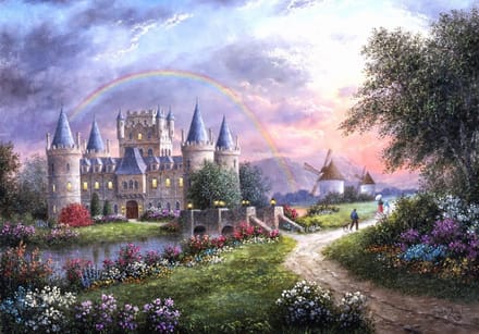 Grafika puzzel Dennis Lewan - Inverary Castle - 1000 stukjes.