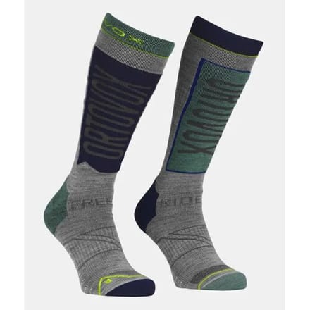 Ortovox Free Ride Long Socks (Maat - 39-41, Kleur - Arctic-Grey)