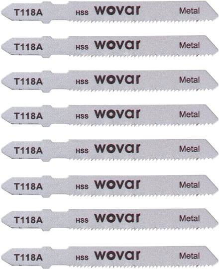 Wovar Decoupeerzaagbladen 118A Metaal Fijn | 50 Stuks | Decoupeerzaagjes