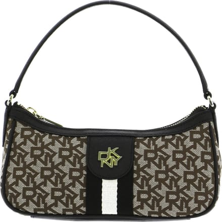 DKNY Schoudertas Carol Shoulder Bag Chino / Blk Bruine Veelkleurig