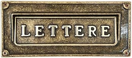 Brievenbus Opening - Postgleuf Messing - Post Ontvangen - Weerbestendig Ontwerp - 30 x 13 cm - Messing