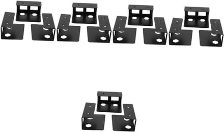 Laptop Houder - Onder Bureau Mount - Ruimte Besparen - Stevige Constructie - 8x6x4cm - Zwart