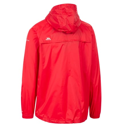 Trespass Volwassenen Unisex Qikpac Packaway Waterdicht Jasje (Rood)