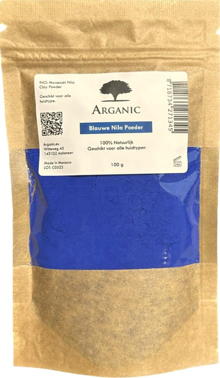 Blauwe Nila Poeder - 100 gram - Marokkaans Schoonheidsgeheim