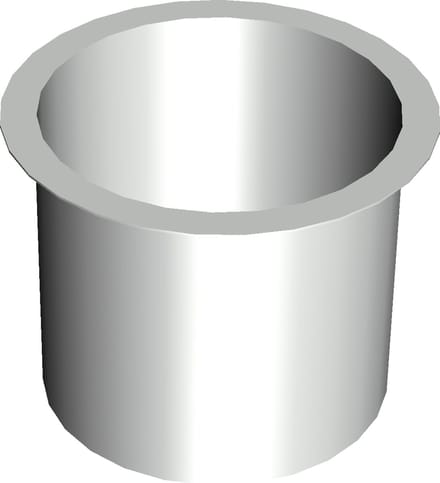 Tapeind Bakgoot | Ø100 mm | 9 Cm