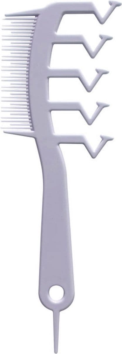 Without Lemon - Dubbelzijdig Z-vorm Haar Kam - Fluffy haar - Volumizer - Pluizig - Kleur: Paars