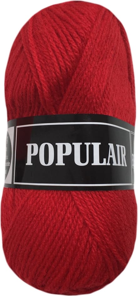 Beijer BV Populair acryl garen - rood (05) - 20 bollen