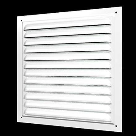 Ventilatierooster met insectennet - metaal - voor optimale luchtcirculatie