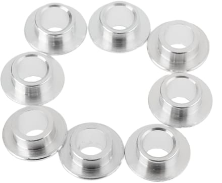 8 Stuks Rollafijn Tussenringen voor Skate Lagers 8mm - Universele Spacer Set