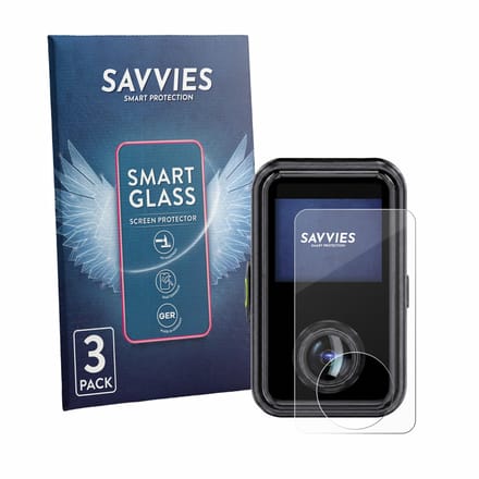 3 Stuks Savvies Screenprotector - geschikt voor Vantrue E360 Ace - beschermfolie glas transparant