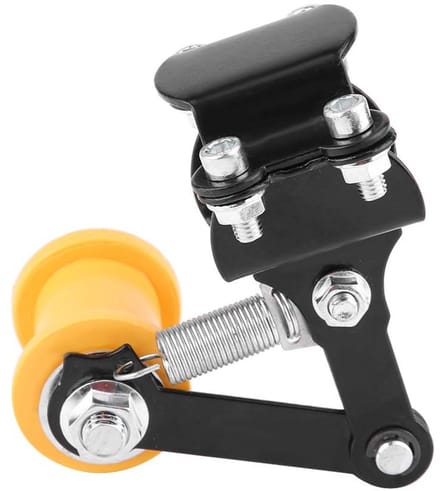 Universele Kettingspanner voor Motoren - Verstelbare Roller Accessoire voor Dirt en Pit Bikes (Zwart)