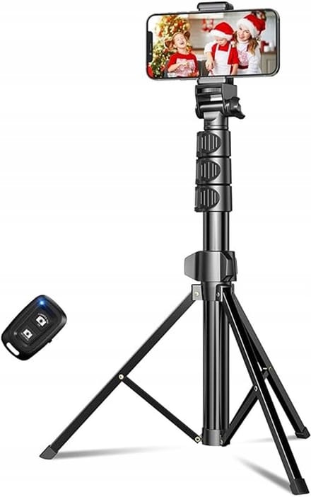 Merkloos Statief voor Smartphone, 142 cm, met Afstandsbediening
